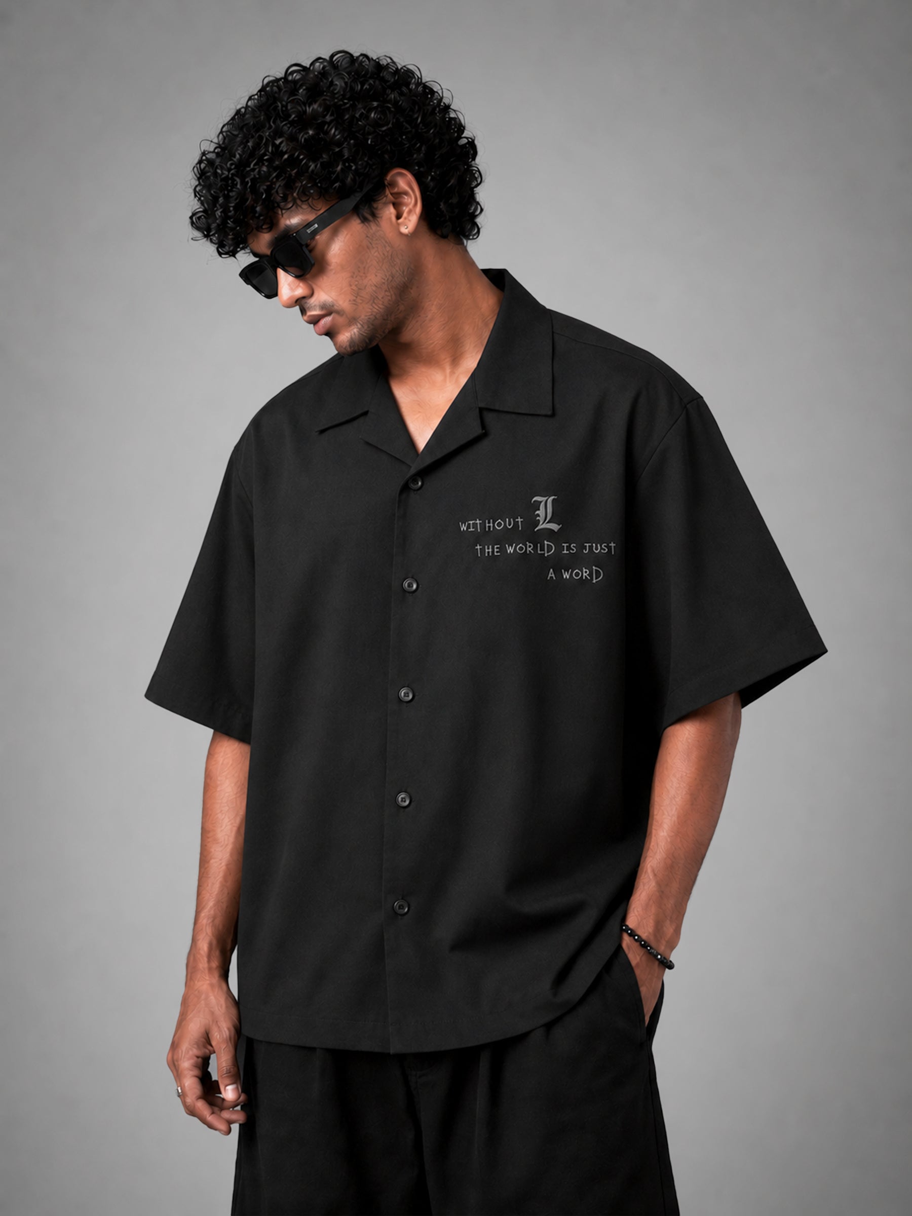 L - Death Note - Oversized Shirt
