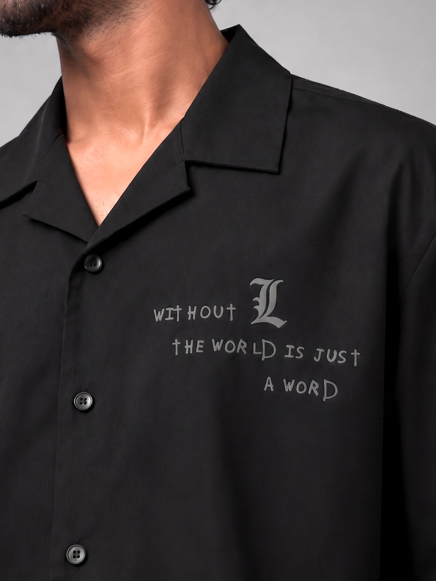 L - Death Note - Oversized Shirt