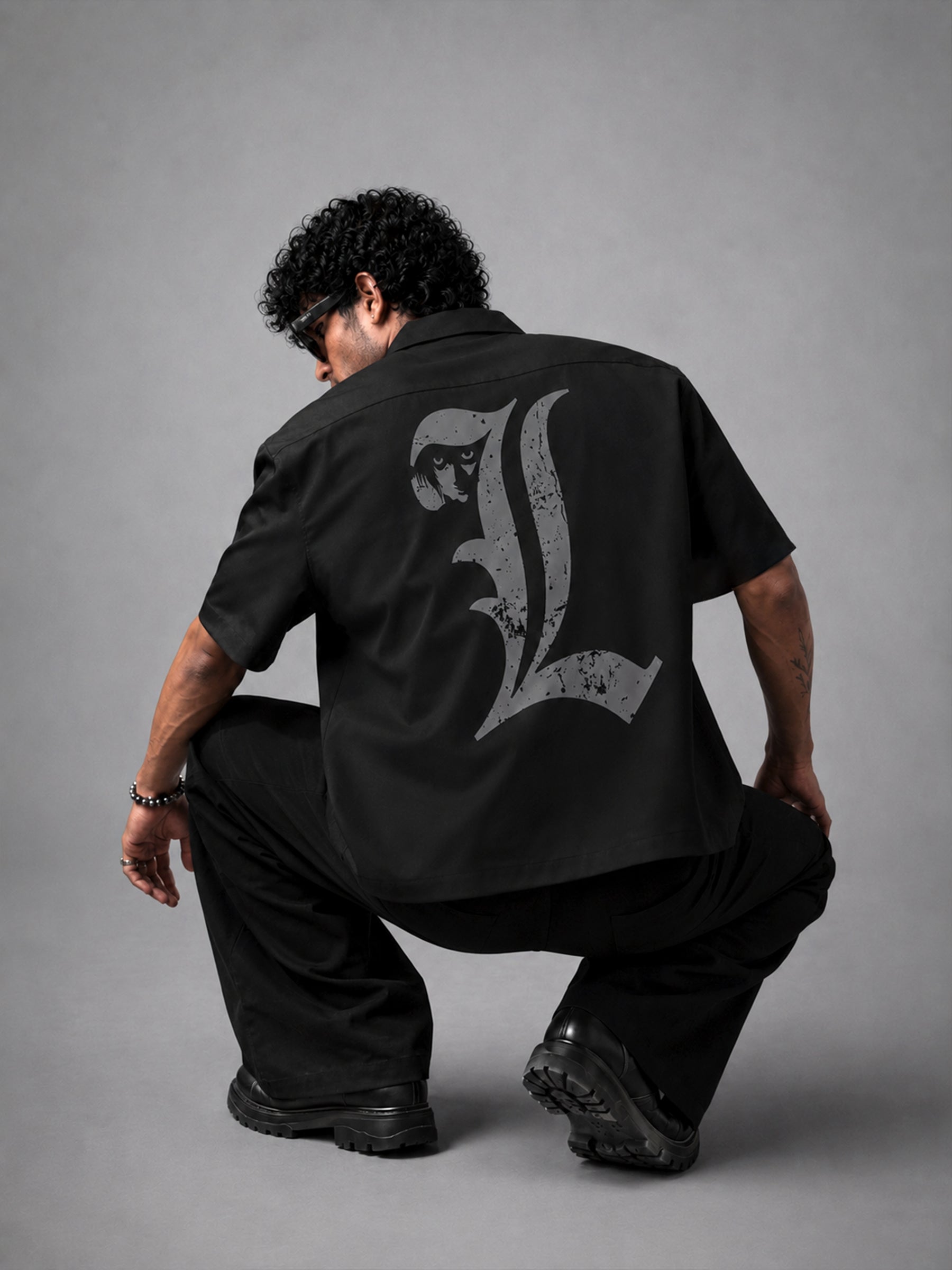 L - Death Note - Oversized Shirt