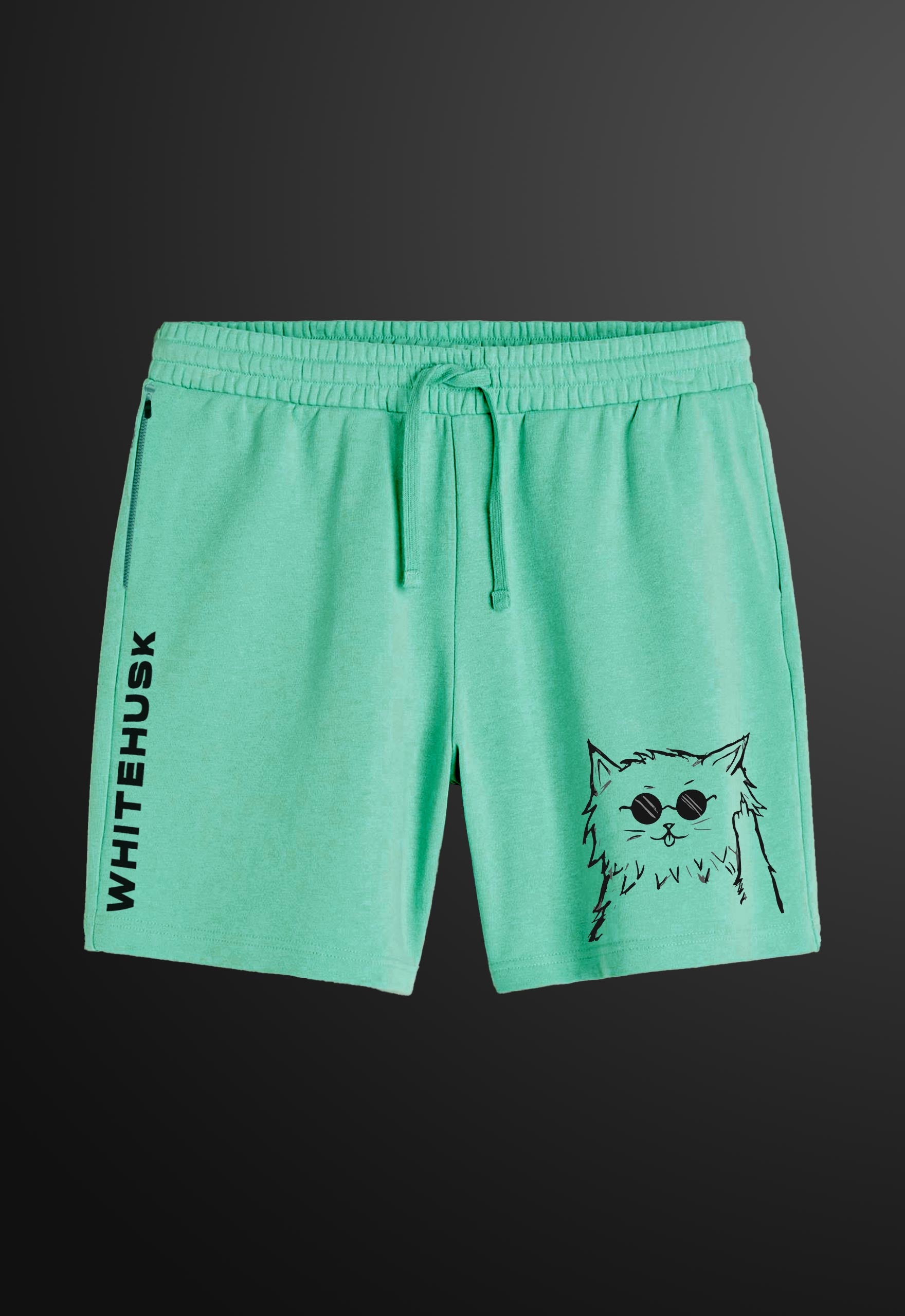 Gojo Cat Shorts White Husk gojo-cat-shorts-white-husk