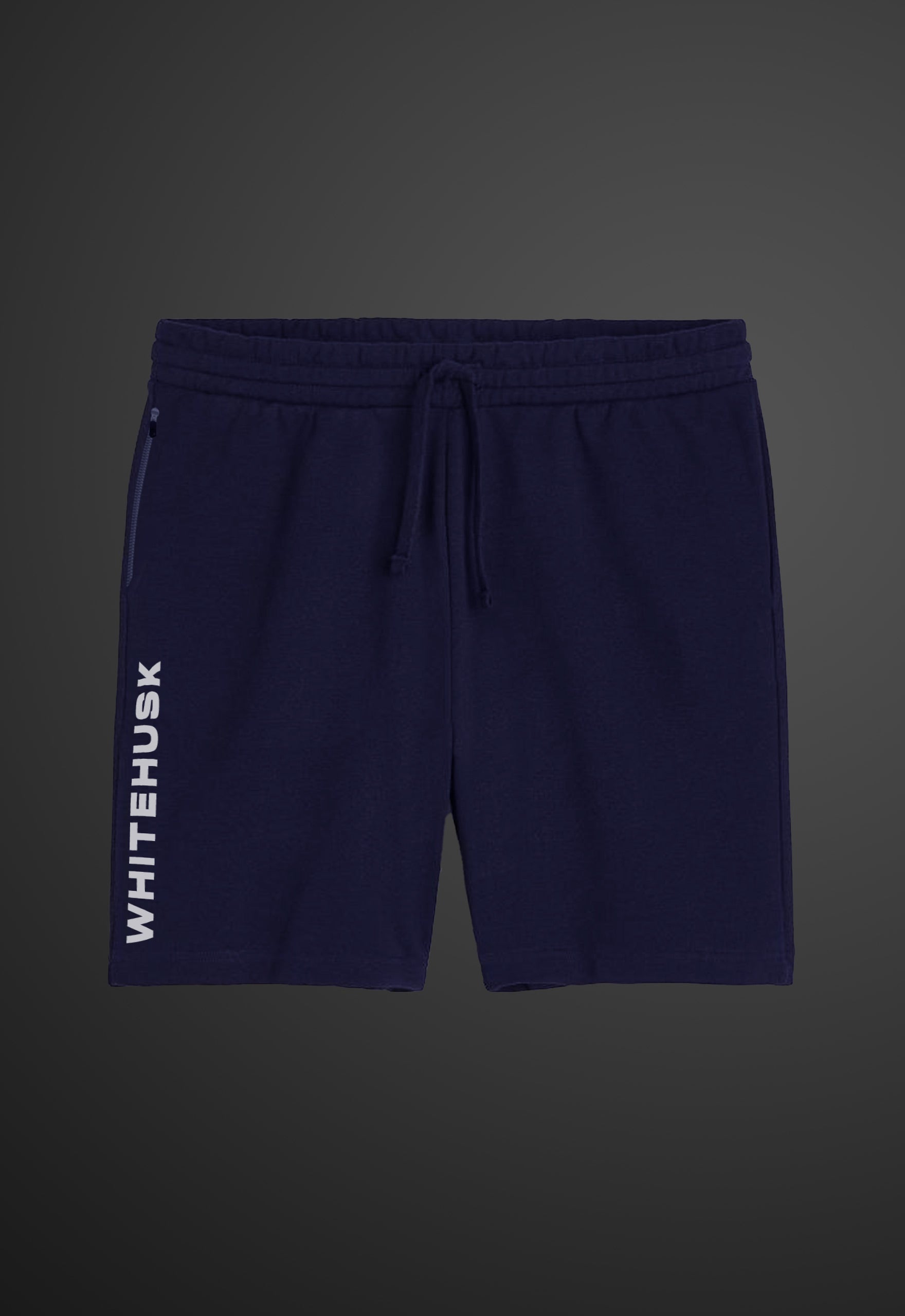 Navy Blue Minimalist - Whitehusk - Shorts