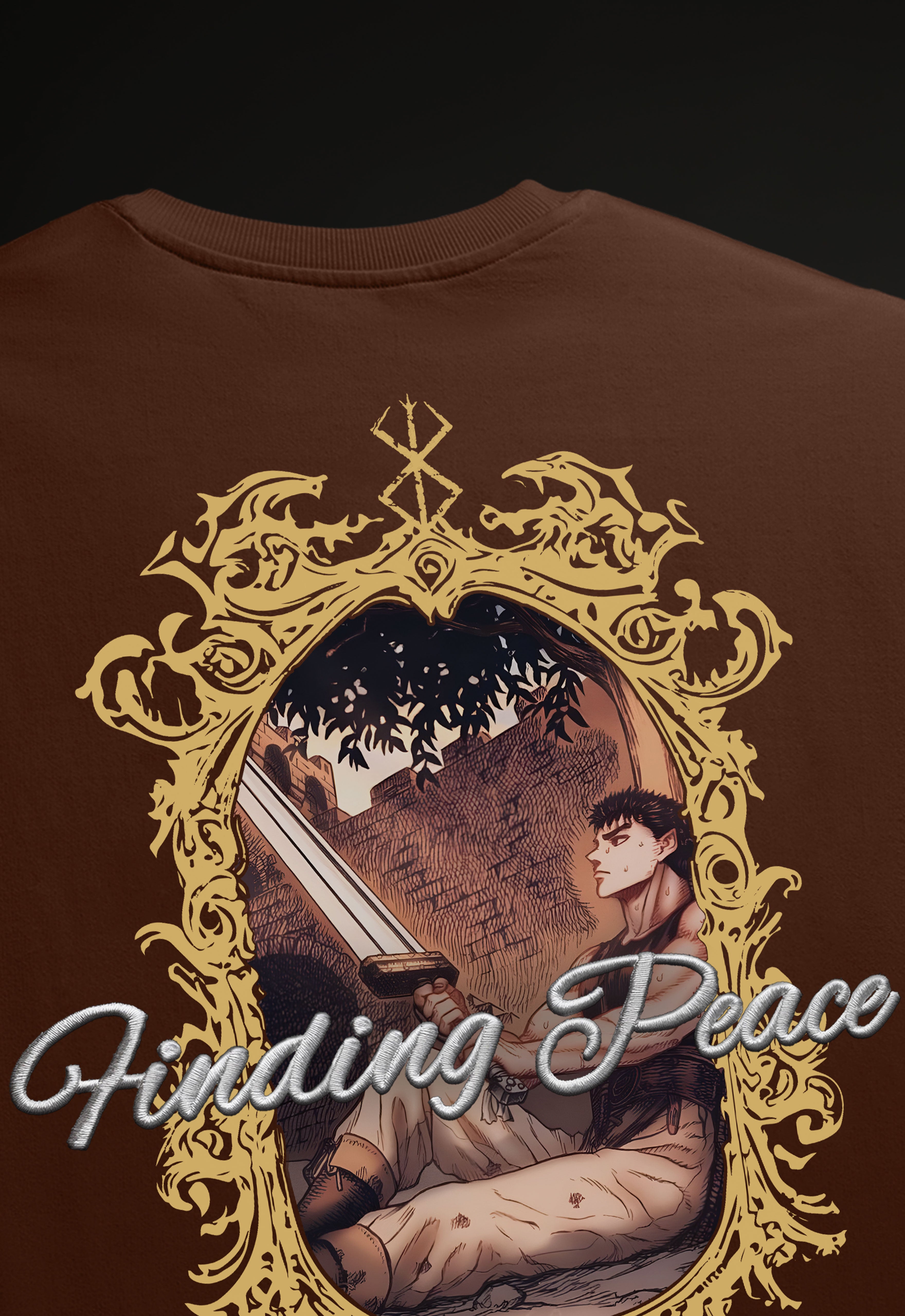 Finding Peace - Berserk - Oversized Tshirt