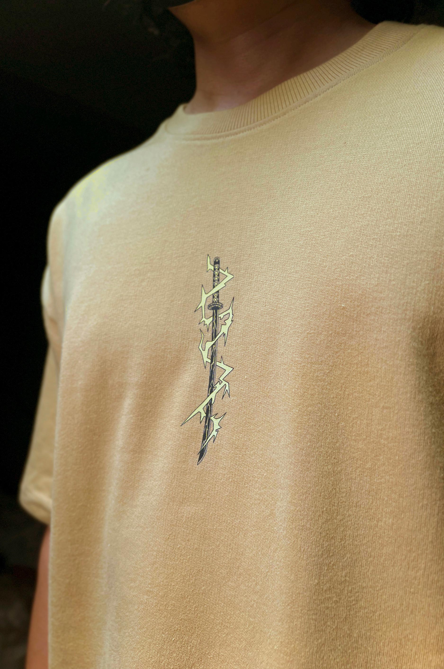 Zenitsu Thunder Breathing - Demon Slayer - Oversized Tshirt