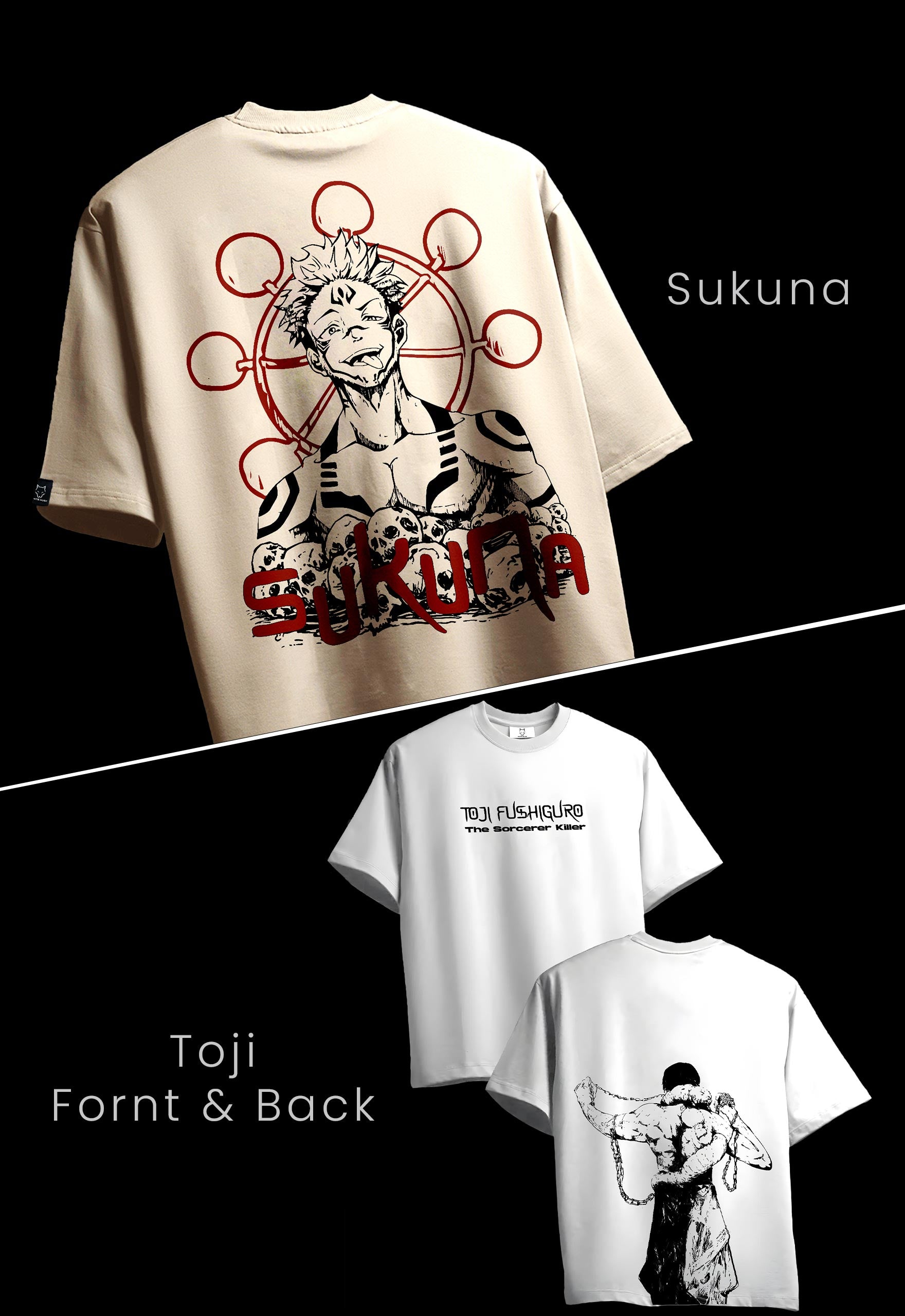 Jujutsu Kaisen Bundle - Oversized Tshirts