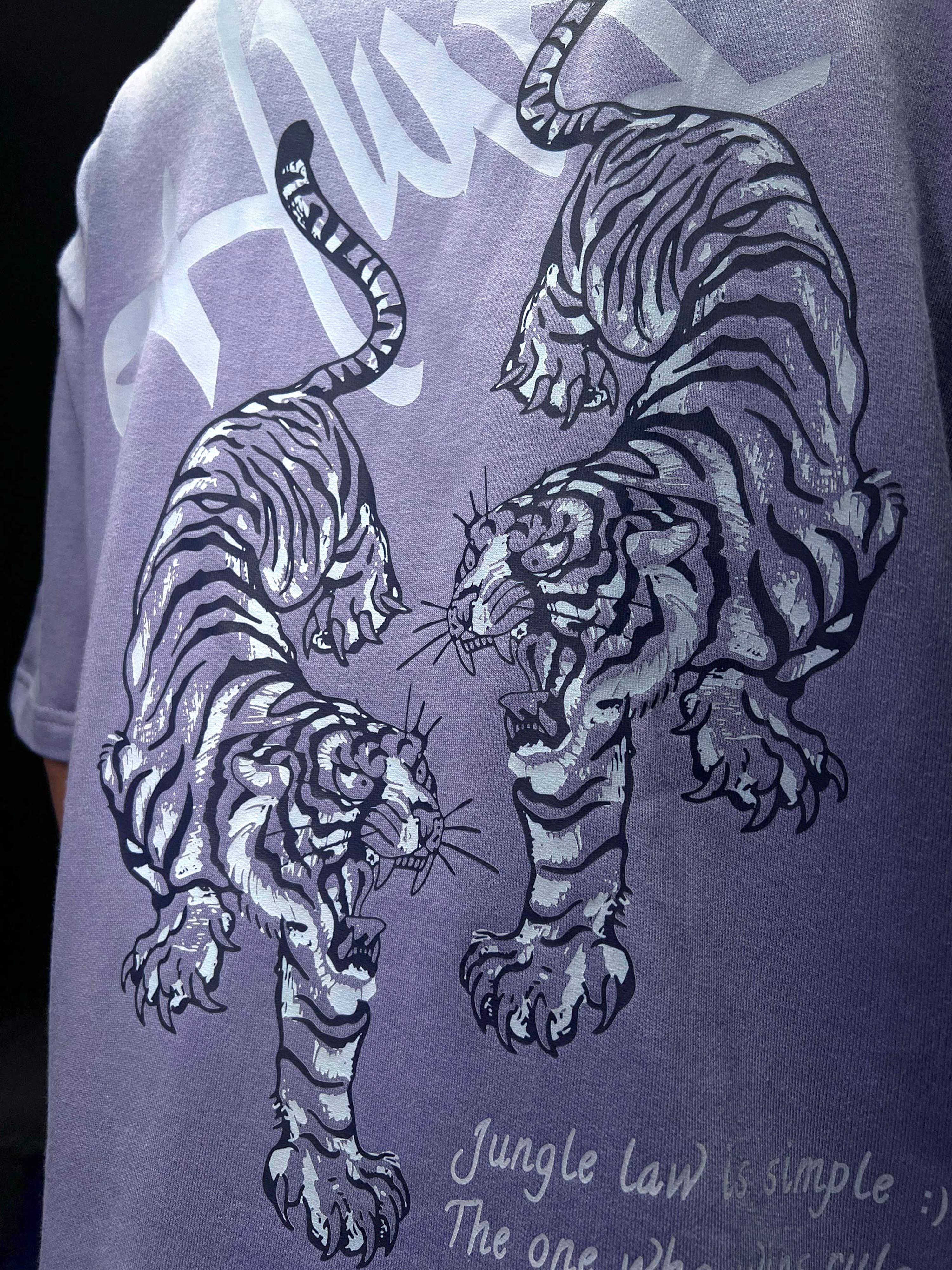 Tiger Twins - Oversized Tshirt - OMNIVERSE©