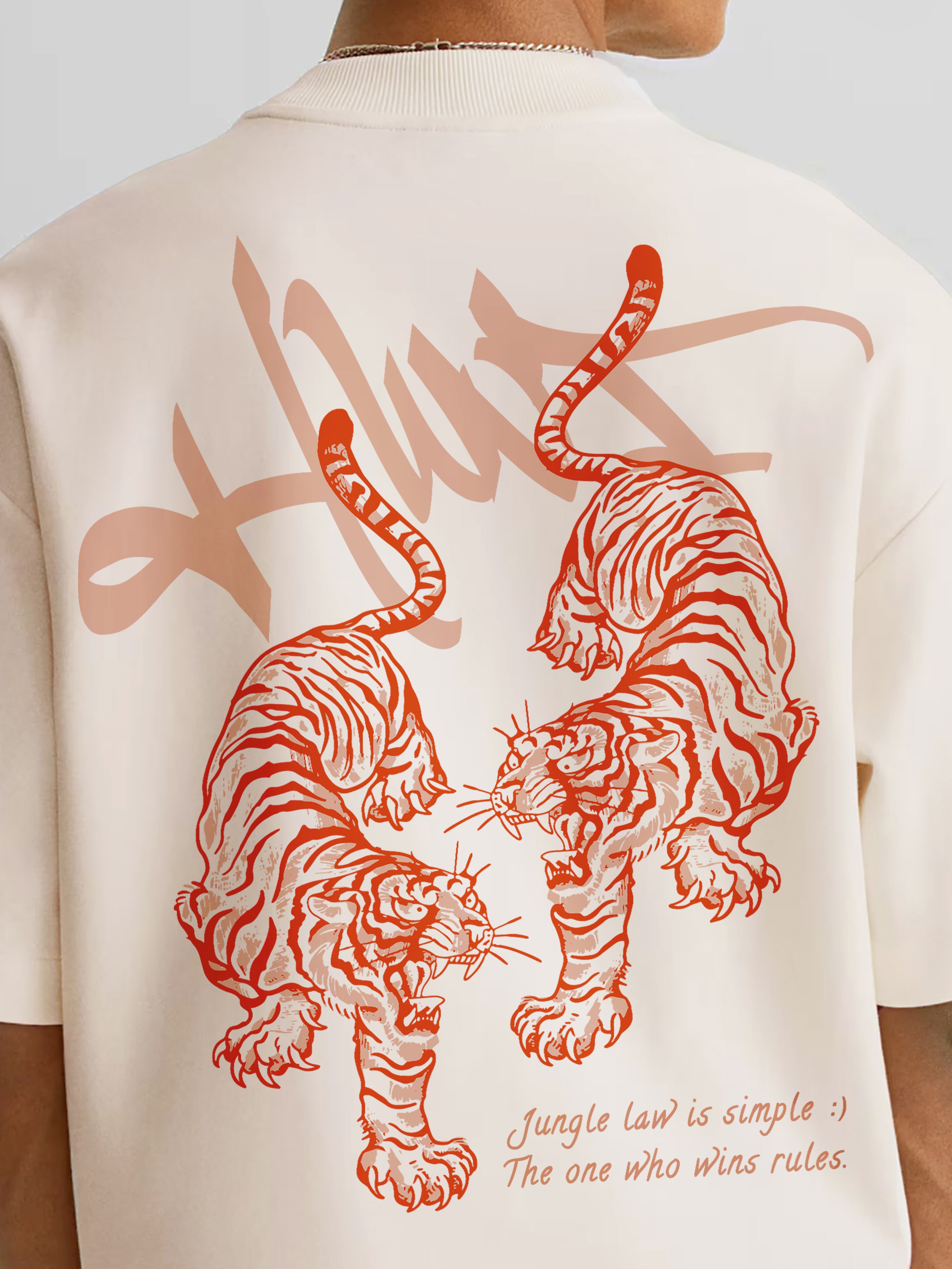 Tiger Twins - Oversized Tshirt - OMNIVERSE©