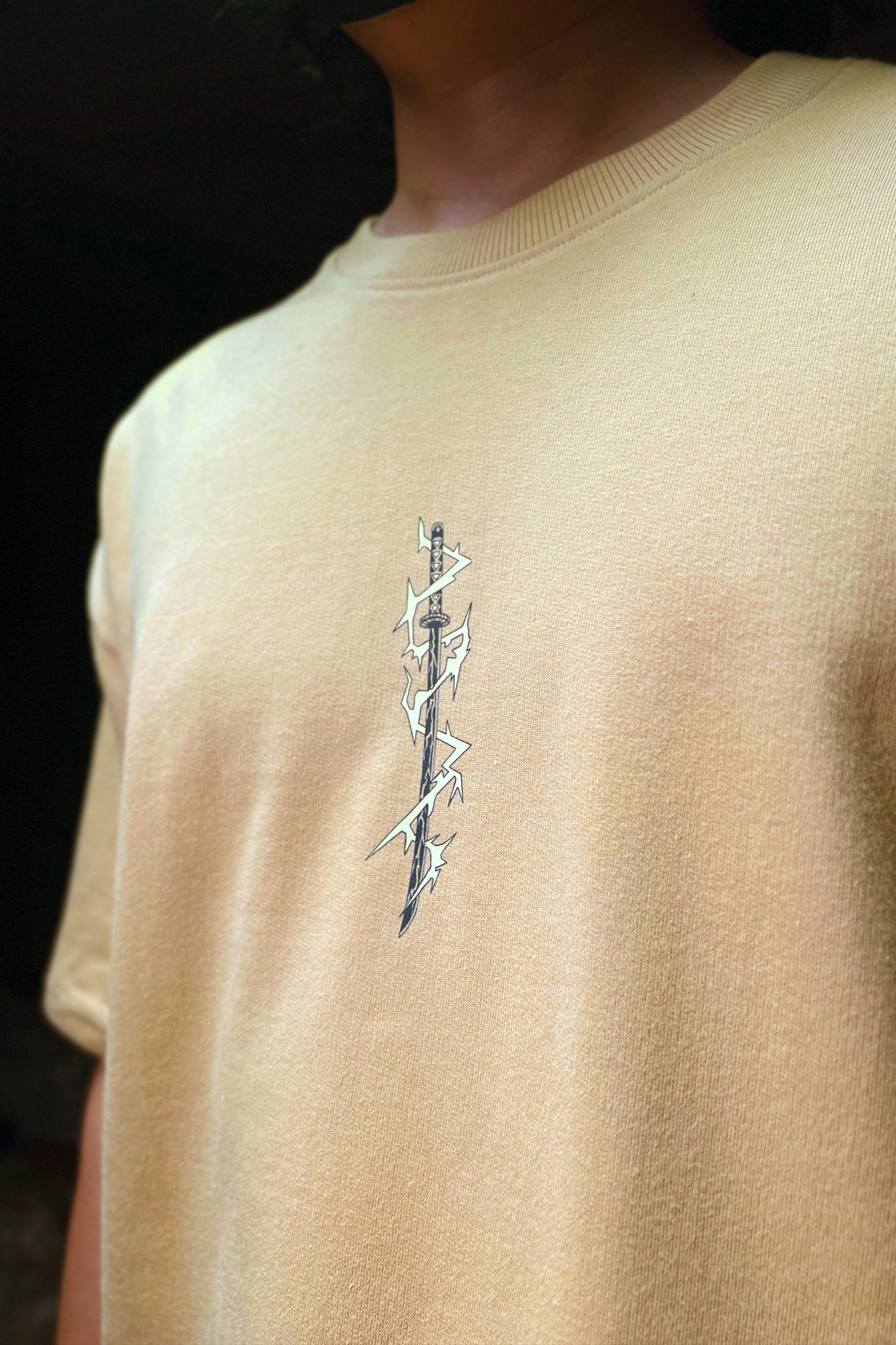 Zenitsu Thunder Breathing - Demon Slayer - Oversized Tshirt