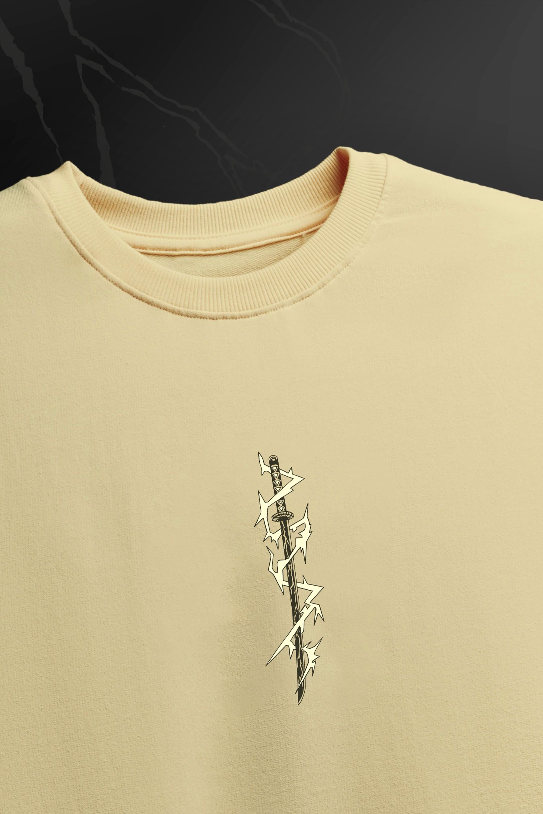 Zenitsu Thunder Breathing - Demon Slayer - Oversized Tshirt