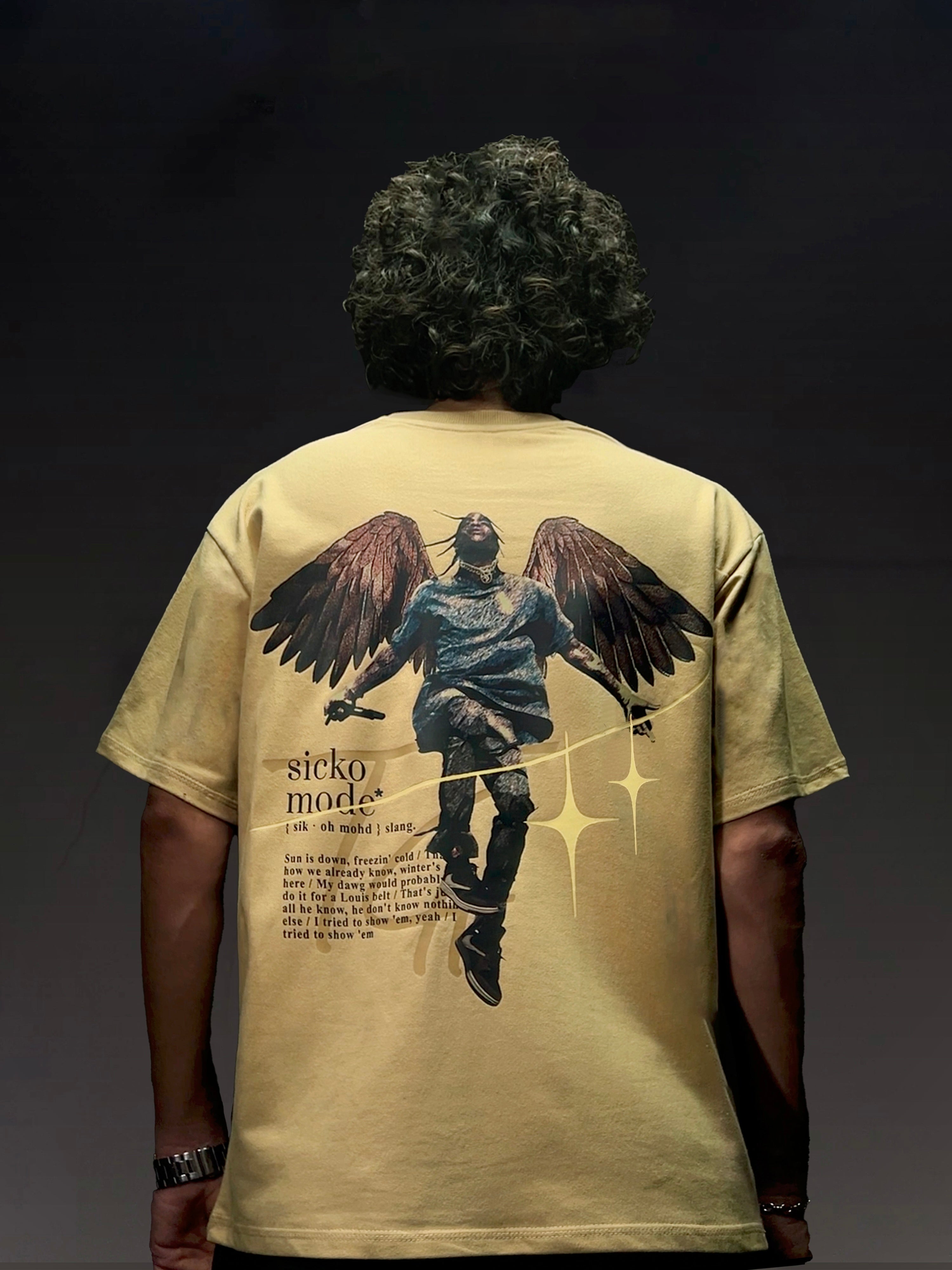 Look Mom I Can Fly - Travis Scott - Oversized Tshirt - OMNIVERSE©