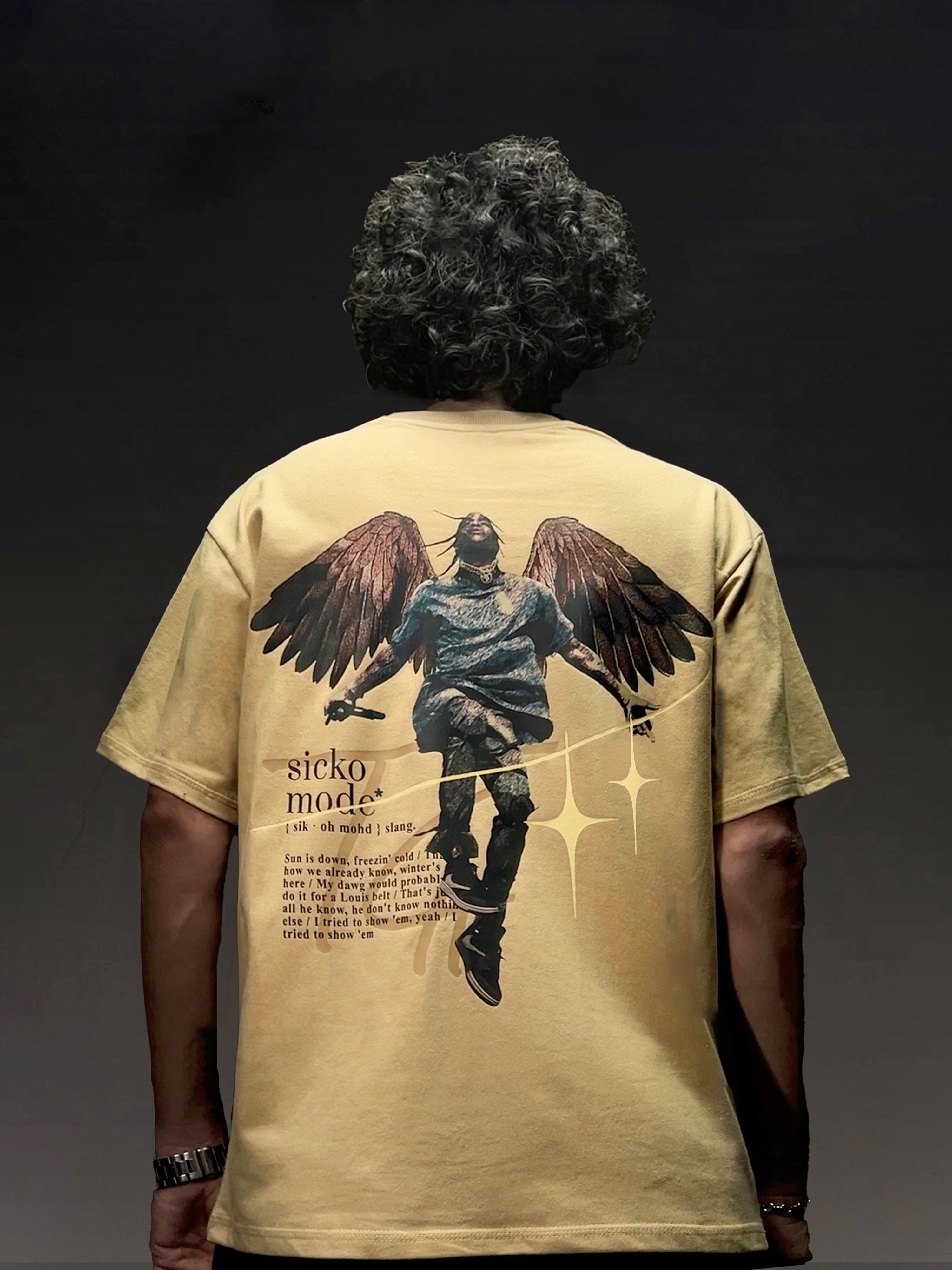Look Mom I Can Fly - Travis Scott - Oversized Tshirt - OMNIVERSE©