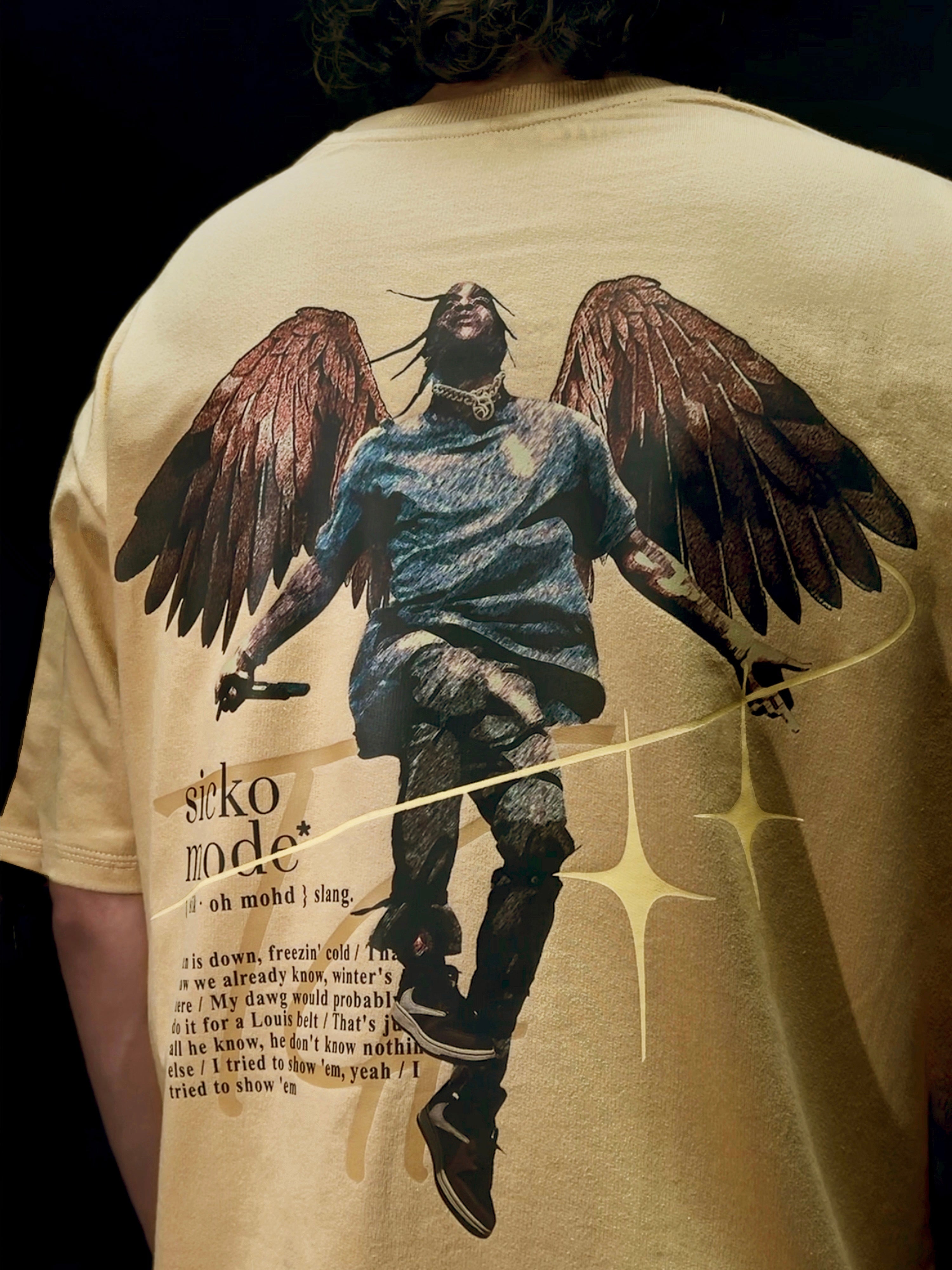 Look Mom I Can Fly - Travis Scott - Oversized Tshirt - OMNIVERSE©