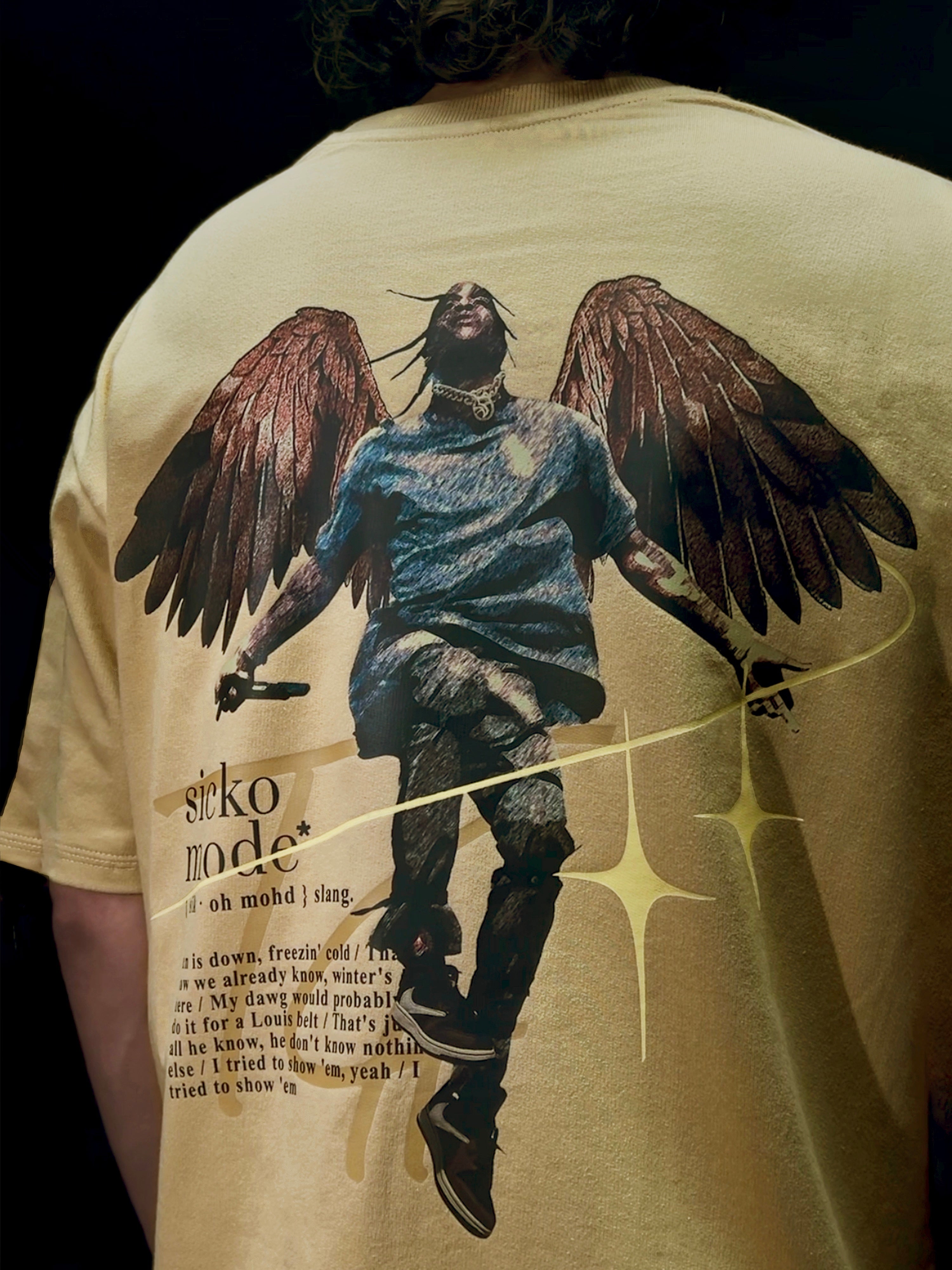 Look Mom I Can Fly - Travis Scott - Oversized Tshirt - OMNIVERSE©