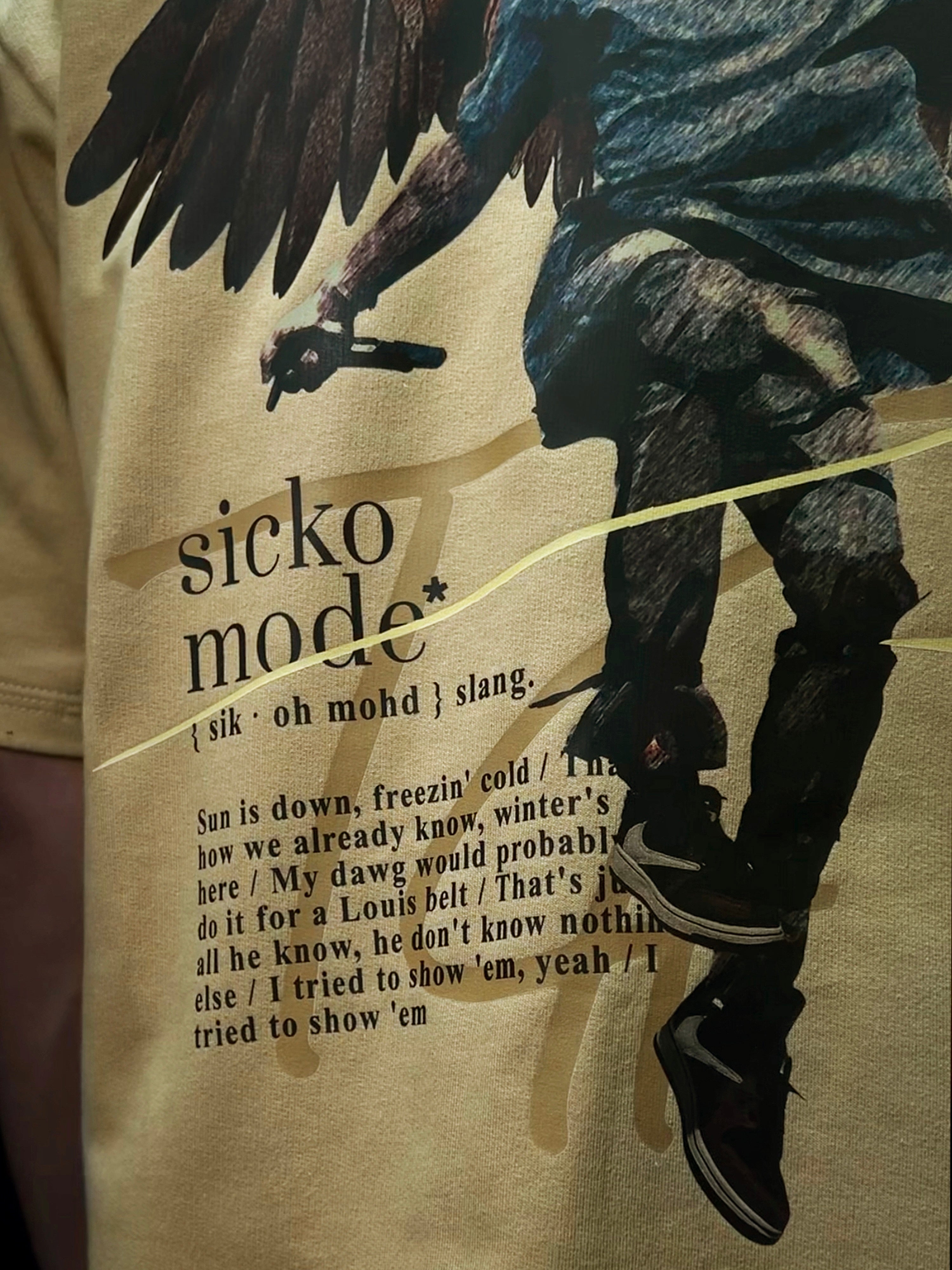 Look Mom I Can Fly - Travis Scott - Oversized Tshirt - OMNIVERSE©