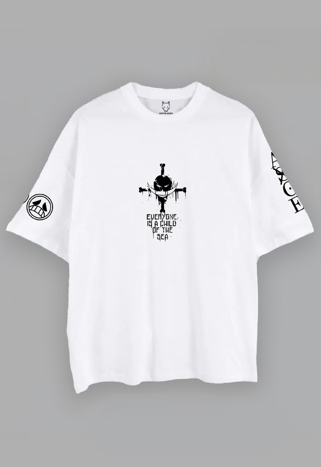 Ace T-shirt One Piece – White Husk